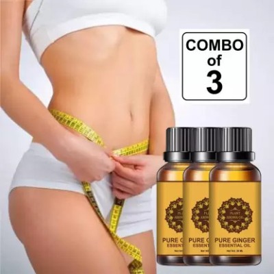 loviton Ginger Massage Oil for a Belly Fat Drainage oil Reduce Fat Loss Oil(90 ml)