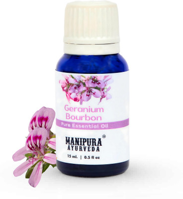 Manipura Ayurveda Aromatherapy Geranium Bourbon Pure Essential Oil(15 ml)