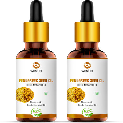Wostoo Best Essential Fenugreek Carrier Oil (10 ml) (Pack of 2)(20 ml)