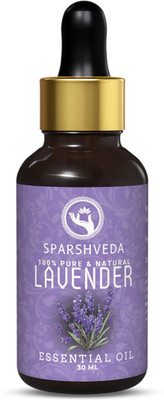 Sparshveda Pure Lavender Essential Oil | Calming, Aromatic & Ideal for Diffusers(30 ml)