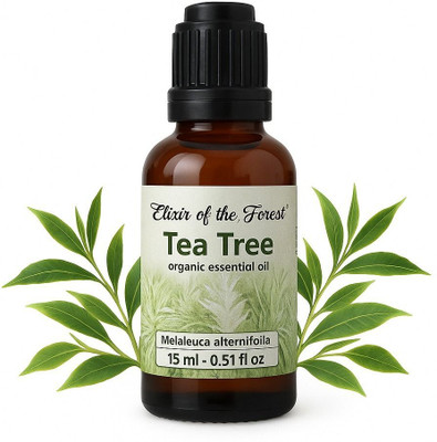 Elixir of the Forest Tea Tree Essential Oil | Melaleuca Oil | Skin & Hair Care Oil for Acne(15 ml)