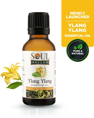 Soul Valley Pure and Natural YlangYlang Essential Oil for aromatherapy,DIY beauty products.(30 ml)