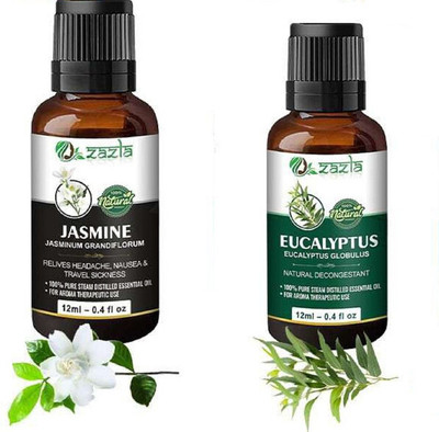 Zazla Essential Oil Jasmine & Eucalyptus(24 ml)