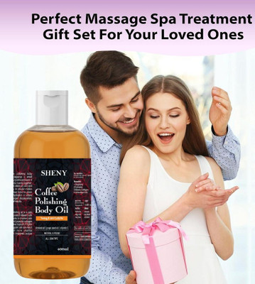 SHENY Marriage Life sexy Massage Oil Coffee Body Massage Oil For Romance Sexy(400 ml)
