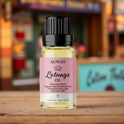 Agwan Natural lotus Herbal Body Oil | After Bath Moisturizing Massage Oil(100 ml)