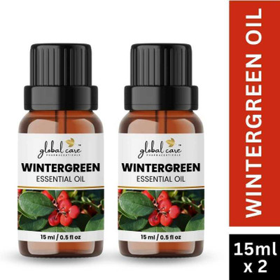 global care Wintergreen Essential Oil 15ml Pack of 2- Pain Relief Oil(15 ml)