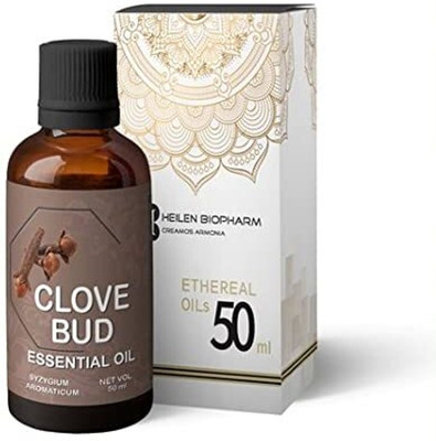 HEILEN BIOPHARM Clove Bud Essential Oil -50 ml Pack of 1, (Syzygium aromaticum)(50 ml)
