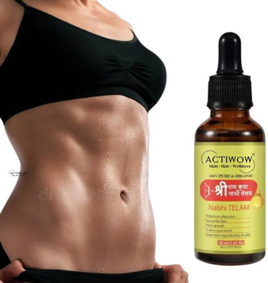 ACTIWOW Nabhi Tailam Herbal Dew Glow Soft Hydrate Belly Oil(30 ml)