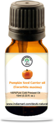 DVNO Pumpkin Carrier Oil Pure & Undiluted for Balancing(10 ml)
