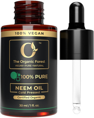 The Organic Forest Plant Based Neem Oil for Skin & Hair Care -Pure Cold Pressed Moisturizer(30 ml)