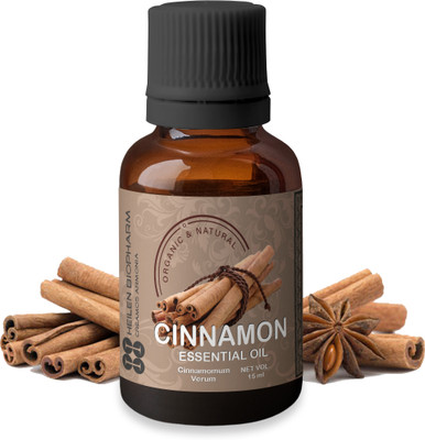 HEILEN BIOPHARM Cinnamon Essential Oils - 15 mL , For Aromatherapy & Digestive support(15 ml)