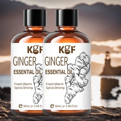 KGF Ginger Belly Massage Oil For Reducing Puffiness And Toned Belly(60 ml)