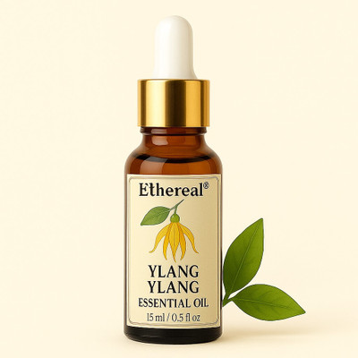Ethereal Ylang Ylang Essential Oil for Skin, Hair & Diffuser Calming & Stress Relief(15 ml)