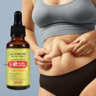 ACTIWOW Nabhi Tailam Glow Blend Dewy Herbal Belly Oil(30 ml)