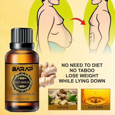 barap Belly Drainage Ginger Oil Natural Drainage slim detox Liquid Herbal Massage Oil(30 ml)