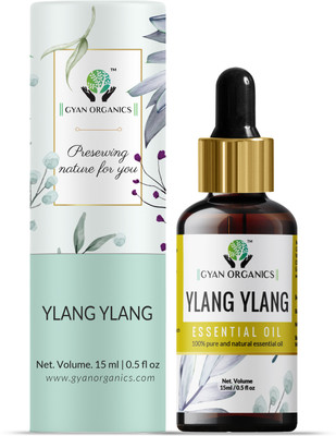 Gyan Organics Ylang Ylang Essential Oil | Pure & Natural For Boosting Mood & Reducing Stress(15 ml)