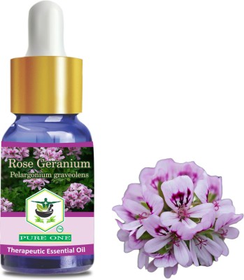 PureOne Rose Geranium For Pain Relief|Wrinkle Reducer |Mood Boost|Energy Boost|Massage(15 ml)