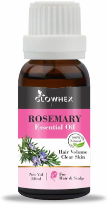 GLOWHEX Soulflower Rosemary Essential Oil,Undiluted Re vitalizer for Hair(30 ml)