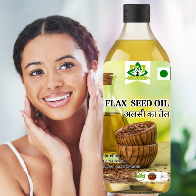 Aura Kriya Alsi ka Tail | Organic Flaxseed Oil for Radiant Wellbeing | Pure Flaxseed Oil(1000 ml)