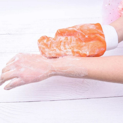RBGIIT Exfoliating Gloves for Body Cleansing and Scrubbing | Bath Glove B-44
