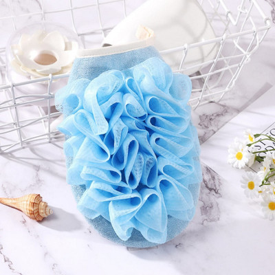 HM EVOTEK Exfoliating Bath Mitt Dual Side Loofah Mesh Glove for Shower & Body Wash Use
