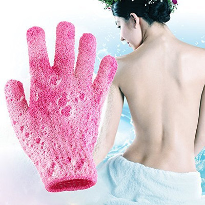 HM EVOTEK Spa Massage Body Scrubber Cleaner/Nylon Exfoliating Multi-Purpose Gloves B-1