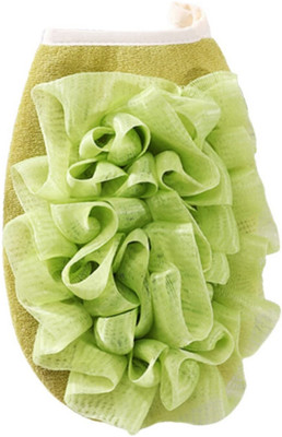 HM EVOTEK Best Quality Dual Side Bath Mitt Loofah Mesh Body Scrubber for Smooth Soft Skin