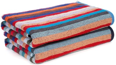Ambra Linens Terry Cotton 500 GSM Bath Towel Set(Pack of 2)