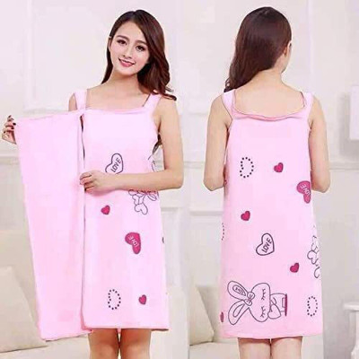 Armaan Blue, Pink, Purple Free Size Bath Robe(1 Bath Robe, For: Men & Women, Blue, Pink, Purple)