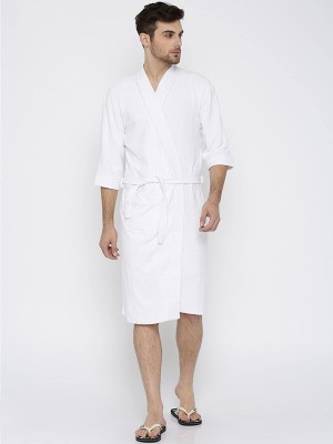 Sand Dune White XL Bath Robe(1 Bathrobe, For: Women, White)
