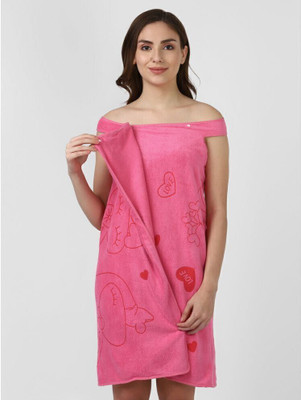 Armaan Blue, Pink, Purple Free Size Bath Robe(1 Bath robe, For: Women, Blue, Pink, Purple)