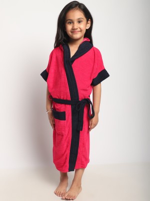 ELEVANTO RANI-NAVY Small Bath Robe(BATHROBE, For: Boys & Girls, RANI-NAVY)