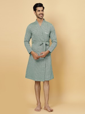 Klotthe Green XL Bath Robe(1 Men Bathrobe, For: Men, Green)