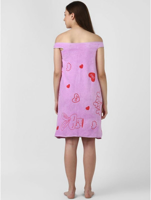 Manav Blue, Pink, Purple Free Size Bath Robe(2 bath robe, For: Men & Women, Blue, Pink, Purple)