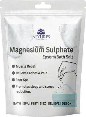 AEYURBS Epsom Salt | For Restoring Muscle And Skin Balance(200 g)
