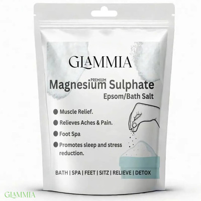 GLAMMIA Epsom Salt | Relax Bath For Stress And Muscle Relief(200 g)