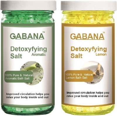 GABANA Aromatic & Lemon Bath Salt for Skin Lightening (Each,200g) Combo of 2(400 g)