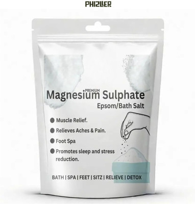 phizller Epsom Bath Salt Rose Magnesium Salt - Calming Soak(200 g)
