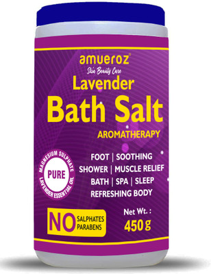 Amueroz Epsom Bath Salt For Bathing Body Relaxing and for Spa(450 g)