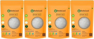 HerbsLand Epsom Salt For Relaxation, Stress Relief, Bathing , Foot and Spa Treatment(2000 g)