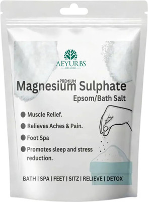 AEYURBS Epsom Salt | For Everyday Muscle And Skin Soothing And Hydration Care(200 g)