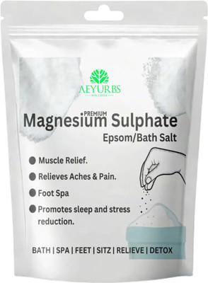 AEYURBS Epsom Salt | For Relaxing Foot Soak Experience(200 g)