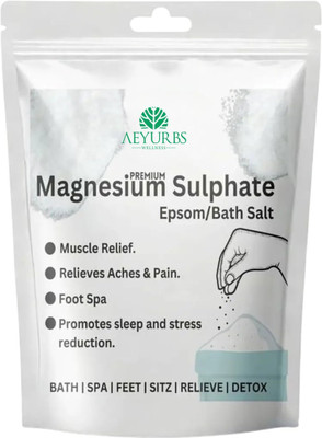 AEYURBS Epsom Salt | For Pure Soothing And Body Care(200 g)
