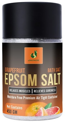 JAINIK Grapefruit Bath Salt With No Color Added Epsom Salt For -Muscle Relief & Pain(1350 g)