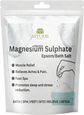 AEYURBS Epsom Salt | For Everyday Skin And Muscle Vitality Therapy(200 g)