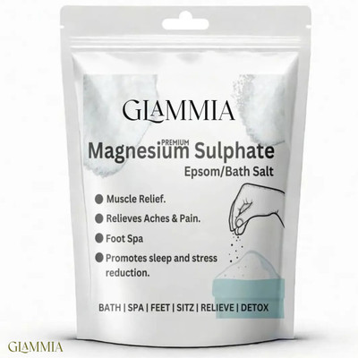GLAMMIA Epsom Salt | Deep Relaxation For Quick Muscle Relief(200 g)