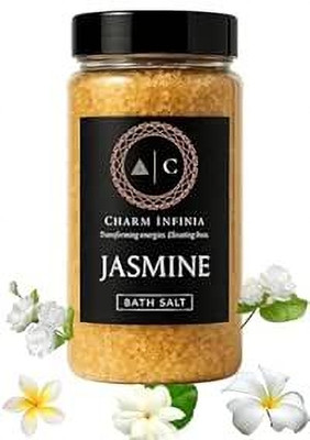 Charm Infinia Jasmine Bath Salt | Epsom & Mineral Salt Blend, Bath Salts for Women & Men(300 g)
