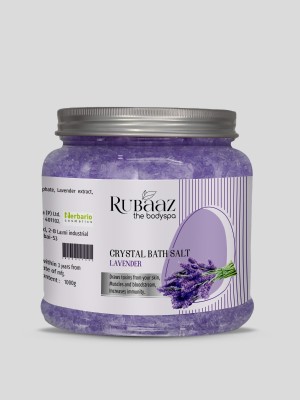 RUBAAZ Crystal Bath Salt Lavander 1kg(1000 g)