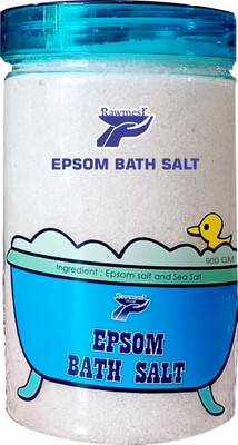 Rawmest Epsom Bath Salt Relieves Muscle Aches and Pain , good for Gardening, White(900 g)