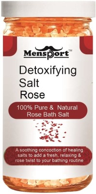 Mensport Detoxifying Rose Bath Salt- For Rehydrating & Refreshing Skin (200g) Pack of 1(200 g)